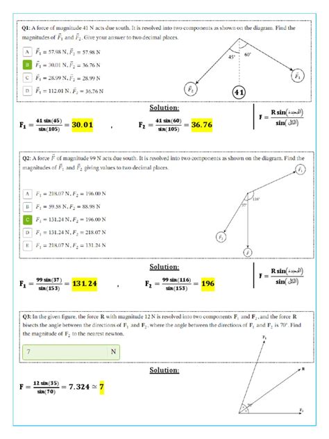Resolving Forces a Level Physics 的图像结果