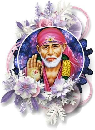 Decals Point 49 cm Beautuful Sai Baba Sticker Self Adhesive Sticker ...