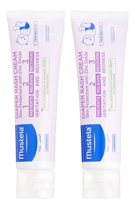 MUSTELA Mustela 2-pack 1-2-3 Diaper Rash Cream - Purple | Editorialist