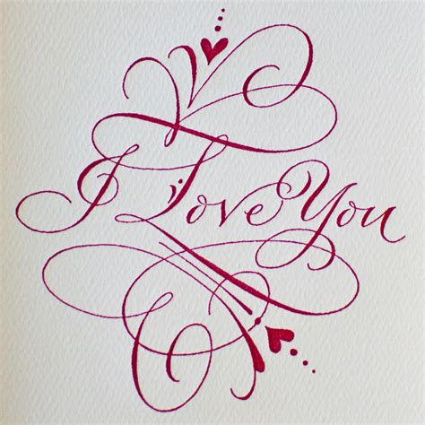 PG434-I LOVE YOU CALLIGRAPHY... www.bakedoctor.com | I love you calligraphy, Calligraphy drawing ...