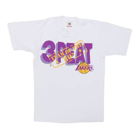 1980s Los Angeles Lakers 3 Peat Shirt – WyCo Vintage