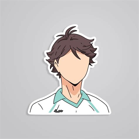 Oikawa Tooru Minimalist Anime Stickers