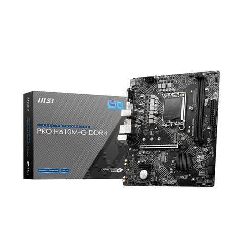 Amazon.in: Buy MSI PRO H610M-G DDR4 Motherboard - Supports Intel 12th ...