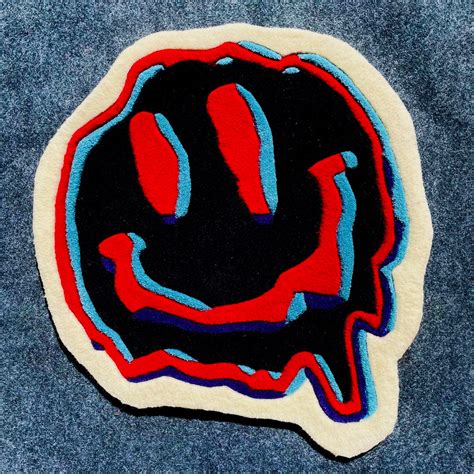 Trippy Smiley Hand-Tufted Rug – Carpet Diem