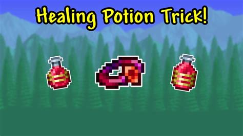 (PATCHED) Amazing Healing Potion Trick! Terraria 1.4.3 - YouTube