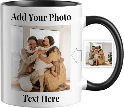Amazon.com | Custom Mug with Photo Personalized Coffee Mug with Picture ...