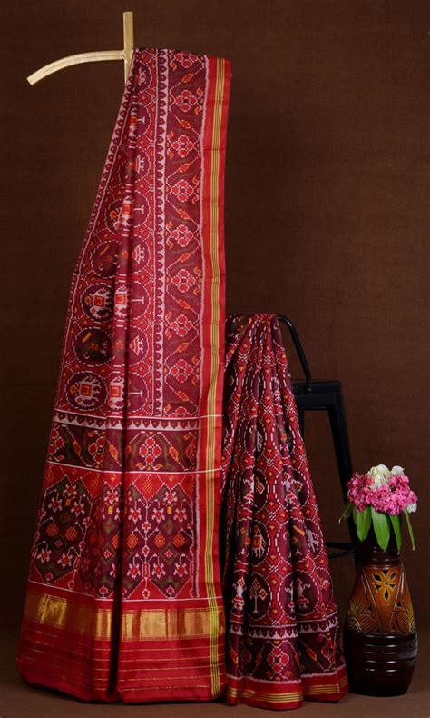 Single Ikat Patola Saree Nari Kunj – My Store