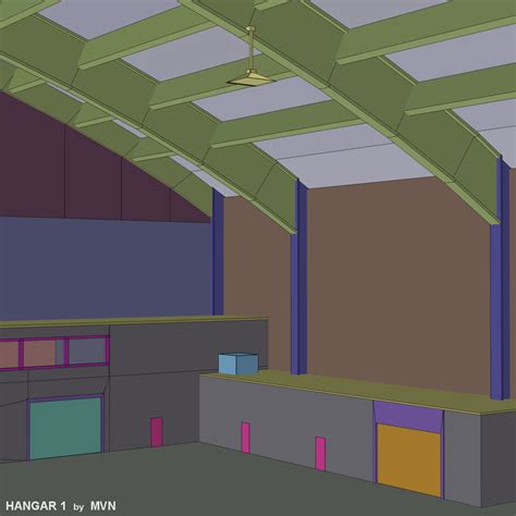 Modelisation Hangar Robot 的图像结果