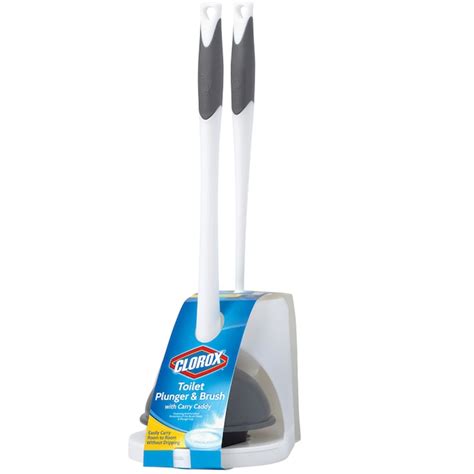 Clorox 6-in Multicolor Rubber Plunger with Storage Caddy Included 15-in ...
