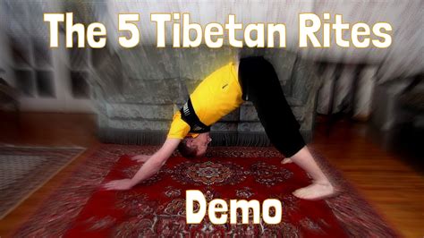 Energy exercises: 5 Tibetan Rites demo – Inspirational speaker Harald ...