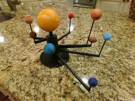 Image result for How to Make Solar System Spinning Model