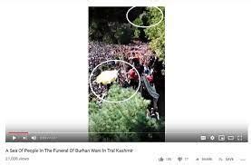 Article 370: Pak Minister Tweets Burhan Wani's Funeral Video As ...