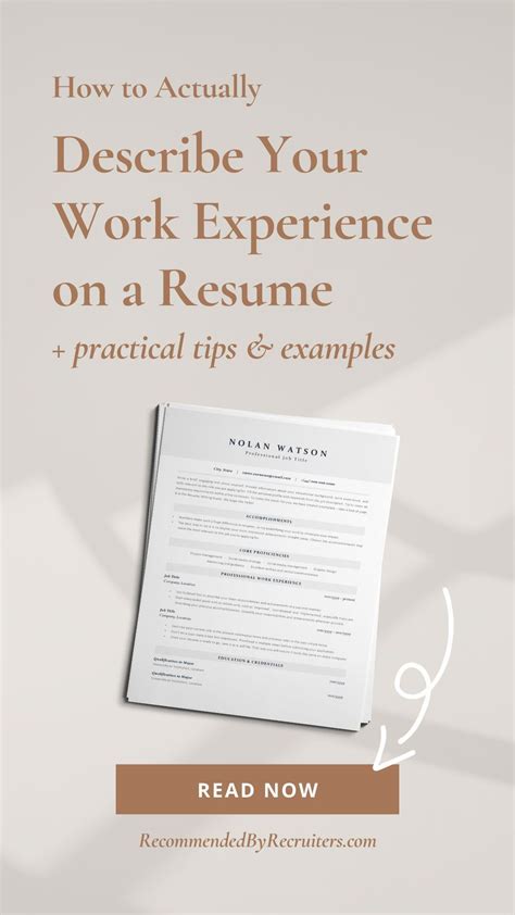 Image result for Describe Your Work Background Example