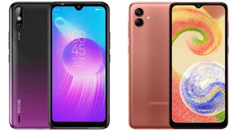Samsung Galaxy A04 vs Tecno Spark Go 2023: Price, specifications and ...