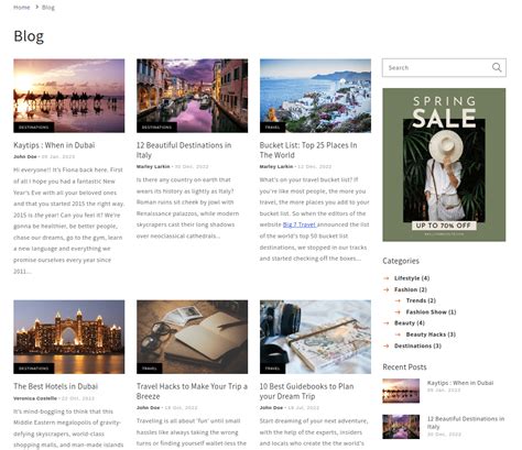 Image result for Blog HTML and CSS Design