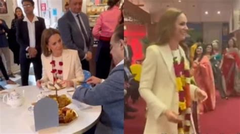Kate Middleton tastes pakoda, joins garba during holiday celebrations ...