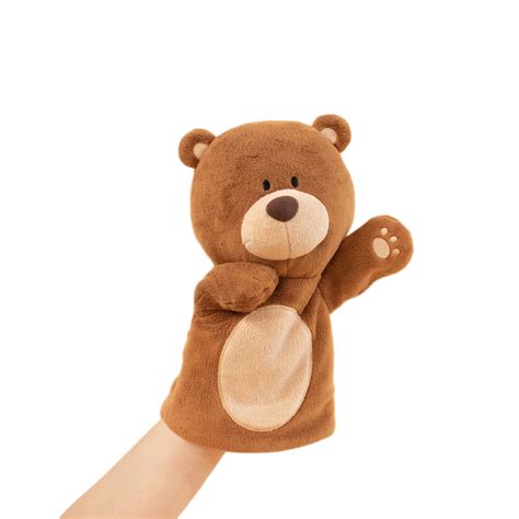 Buy SimpliCute Teddy Bear Plush Toy Hand Puppet with Movable Arms ...