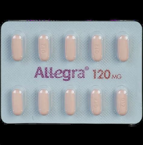 Buy Allegra 120mg Tablet Online at Best Price – Generic Alternative ...