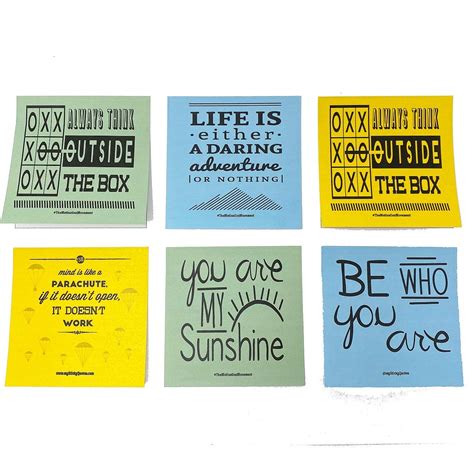 Sticky Notes Inspirational Quotes – Perfect for Lunch Box Notes, Mommy ...