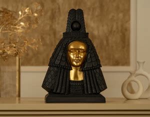INUS INUS Echoes of Egypt, Golden Face with Black Headpiece (Golden ...