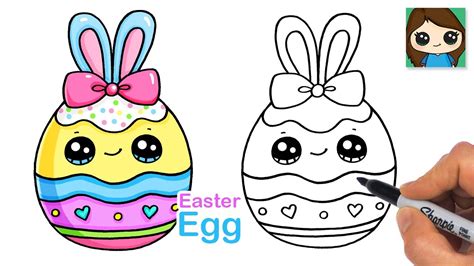 How to Draw an Easter Egg - YouTube
