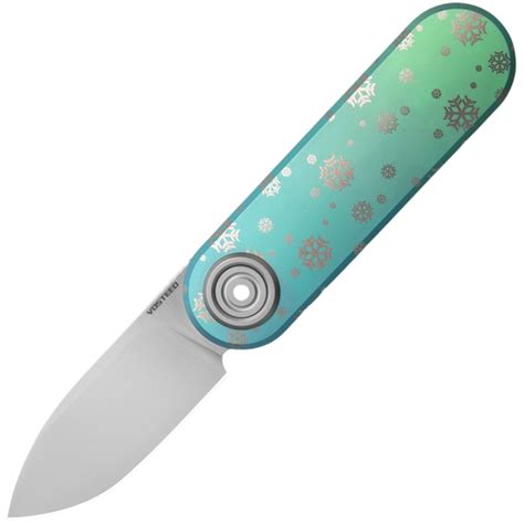 Vosteed Corgi-V S35VN Satin,Evergreen Frost Titanium - Pocket knives | KNIFESTOCK