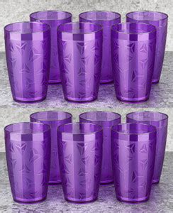 CENTUREUM (Pack of 12) 100% Unbreakable Curved Shape Prism Pattern ...