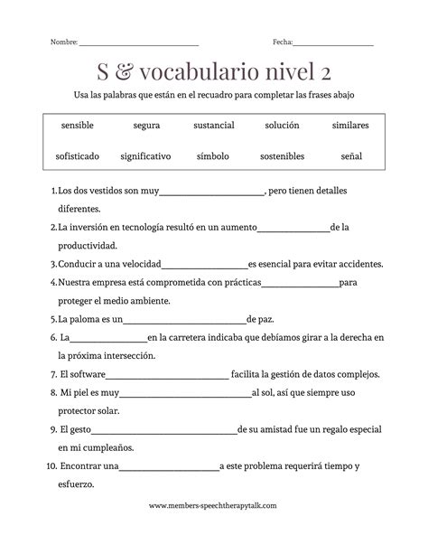 S: Tier 2 Vocab - Speech Therapy Talk Membership