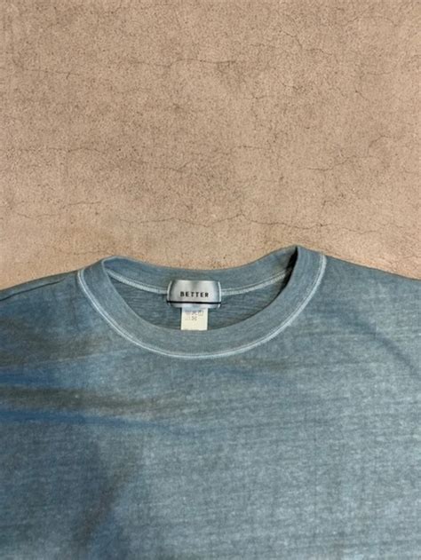 BETTER / MID WEIGHT L/S PIGMENT DYE T -BTR2001- / GREEN | thehunt
