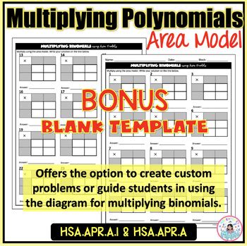 Image result for Multiply the Polynomials Using the Area Model