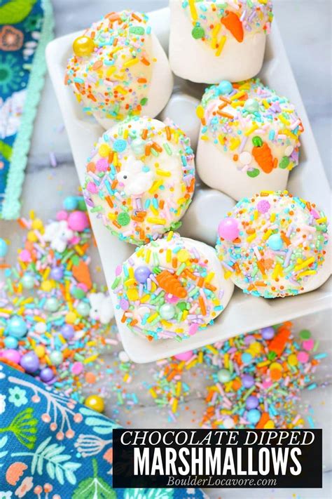 Chocolate Dipped Marshmallows (Easy Treat recipe) - Boulder Locavore