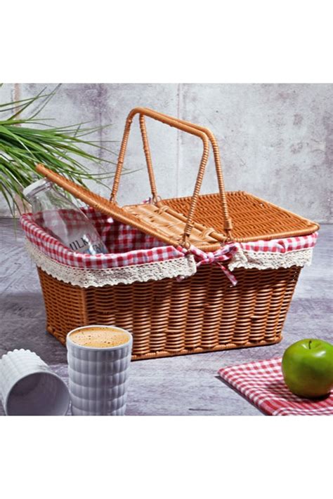 Image result for Rectangular Picnic Basket