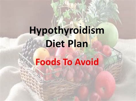 Diet Plan for Hypothyroidism | Food Clinic