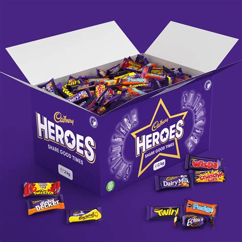 Buy Cadbury Heroes Chocolate Bulk Sharing Box, 2 kg Online at ...