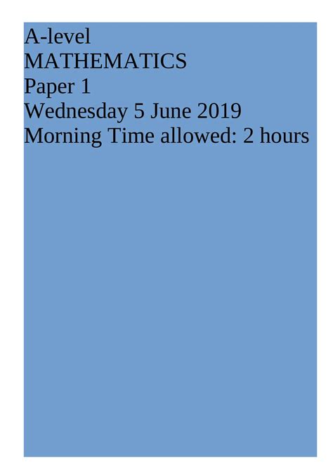 Image result for First Question of a Level Maths