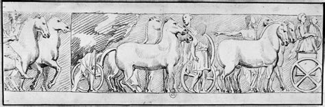 Carrey Parthenon 1674 Ndetail of The North Frieze On The Parthenon of ...