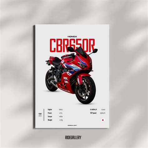 Buy Honda CBR 650 RR 2024 Superbike - Wall Deco Motor Line Art for A ...