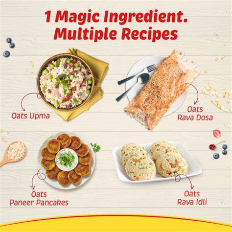 Saffola Oats, Instant Rolled Oats, Soft & Creamy Oats, Power of Protein ...