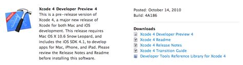 Xcode 4 的图像结果