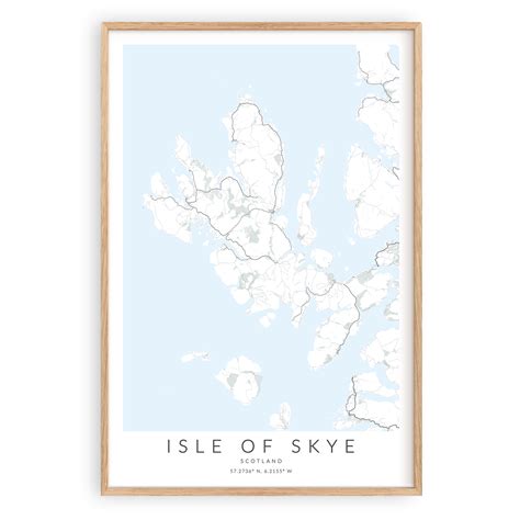 Isle of Skye Map Print – VirtualMap