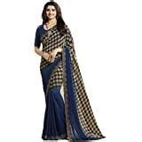 Buy RAJESHWAR FASHION WITH RF Women's Georgette Printed Sarees Jacquard ...