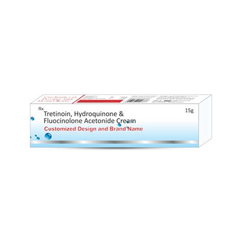 Tretinoin 0.25 mg + Hydroquinone 20 mg + Fluocinolone Acetonide 0.1 mg