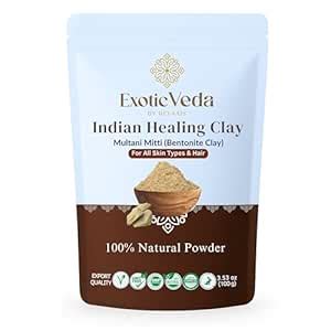 Buy Exotic Veda Indian Healing Powder 100g | Natural Calcium Bentonite ...