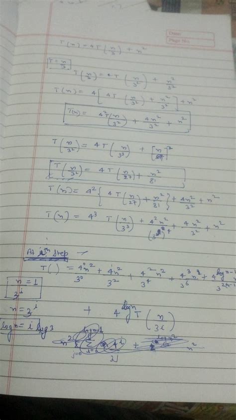 Image result for Recurrence Relation Iteration Method