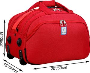 Frontsy (Expandable) 20 inch Travel Duffle Trolley Bag Luggage Cabin ...