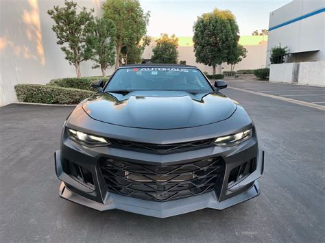 2019-2022 Camaro ZL1 Style Front Bumper PP Plastics Fits LT, LS, Base ...
