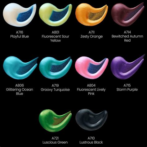 Buy Arteza Iridescent Acrylic Paint, Set of 10 Dreamer Colors, 2 oz ...