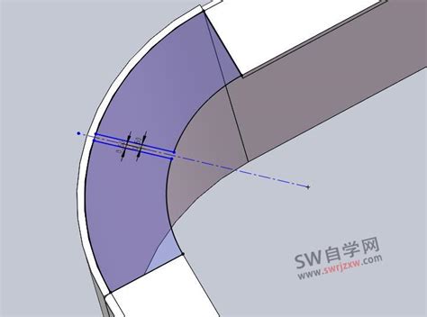 SolidWorks大圆弧折弯处建模与展开教程-学员定制 – sw自学网