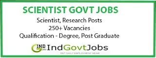 Government Jobs for Scientist & Research 2025 - Latest Notification ...
