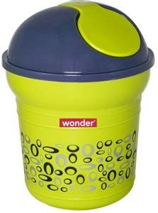 Wonder Server Table Top / Car Plastic Swing Dustbin, 1 Pc, Made in ...